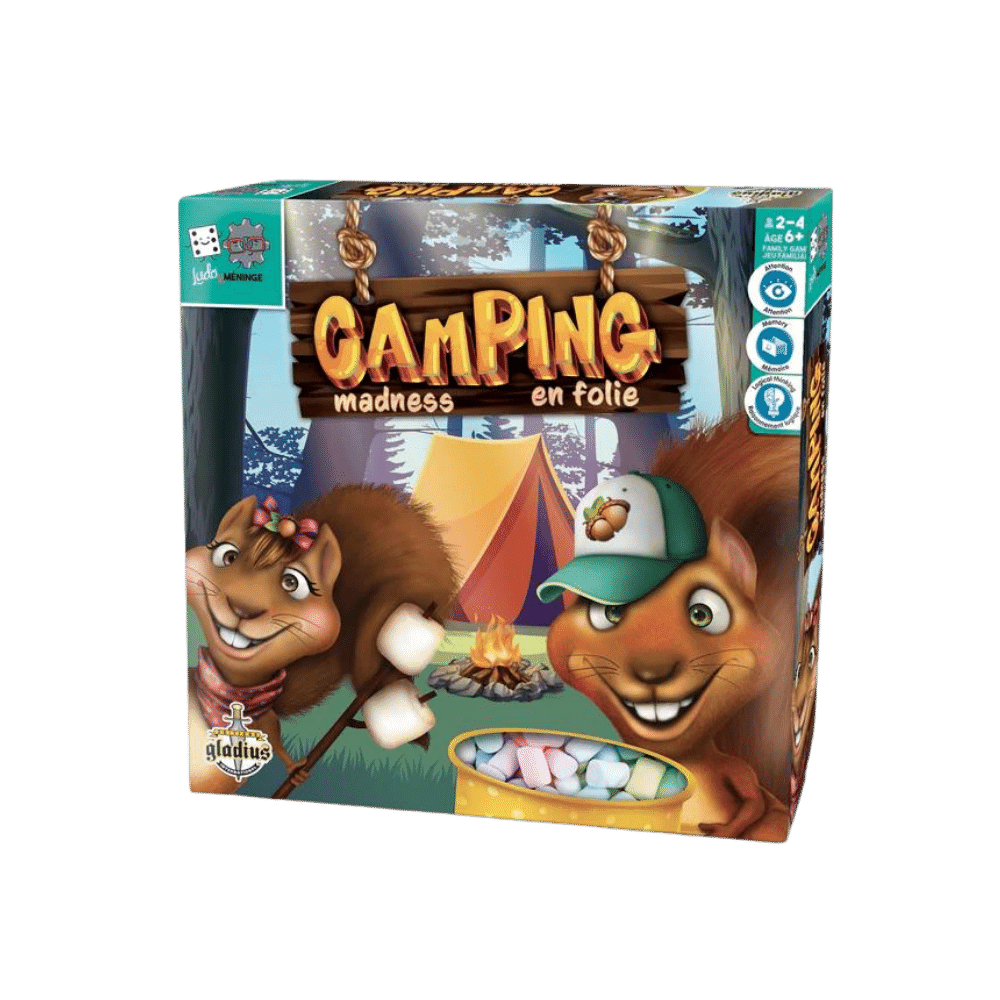 Camping en folie, jeu de société enfants 6 ans - Achat en ligne