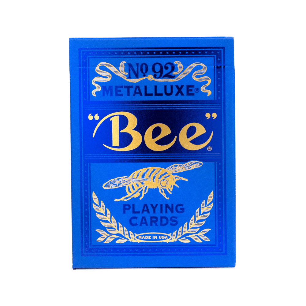 Cartes à jouer - Bee - MetalLuxe bleu (ML)