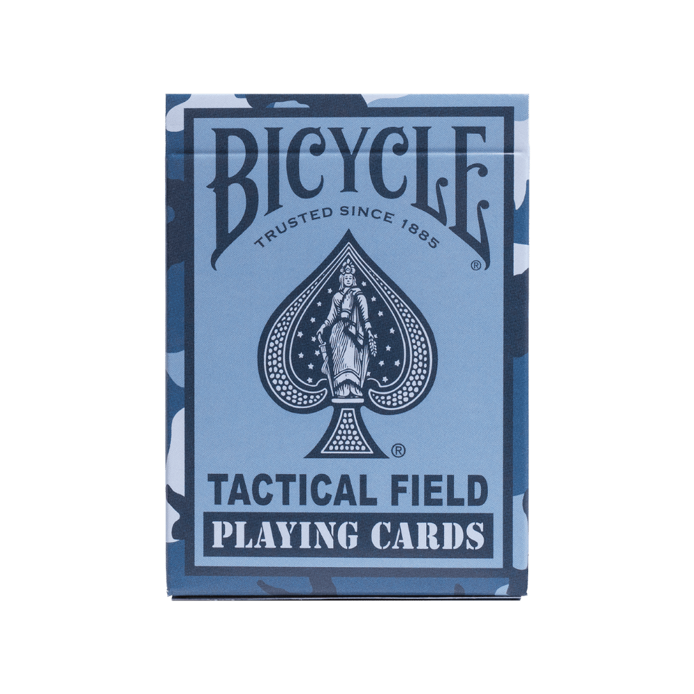 Cartes à jouer Bicycle Tactical Field - Bleu marin