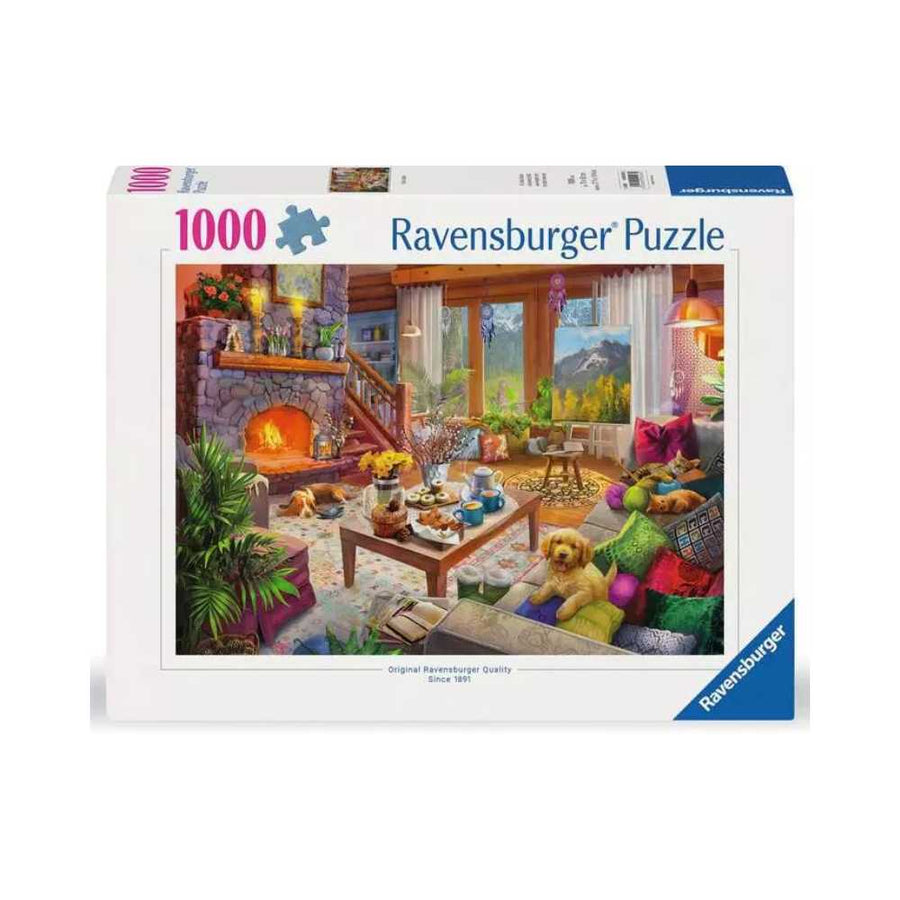 Casse-tête Ravensburger Cozy Cabin puzzle 1000 pcs 