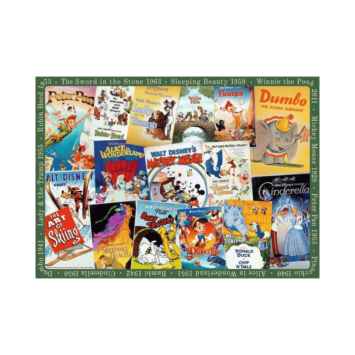 Ravensburger Disney Vintage Movie Posters Puzzle 1000 pcs