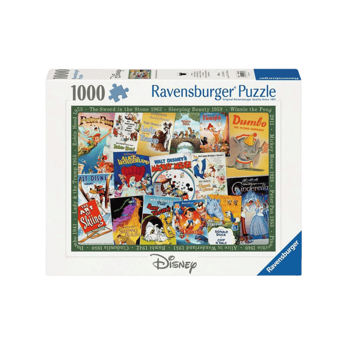 Ravensburger Disney Vintage Movie Posters Puzzle 1000 pcs