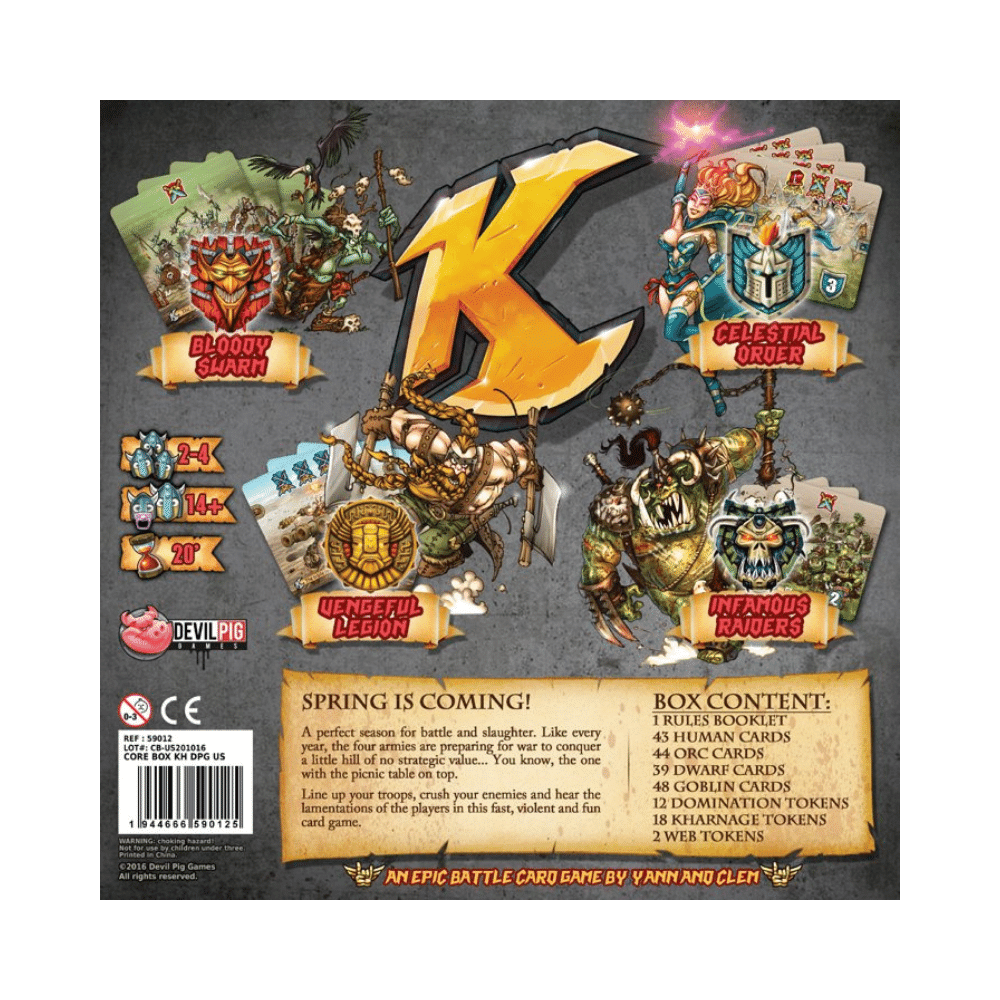 Kharnage, jeu de société familial - Achat en ligne à L'As des jeux