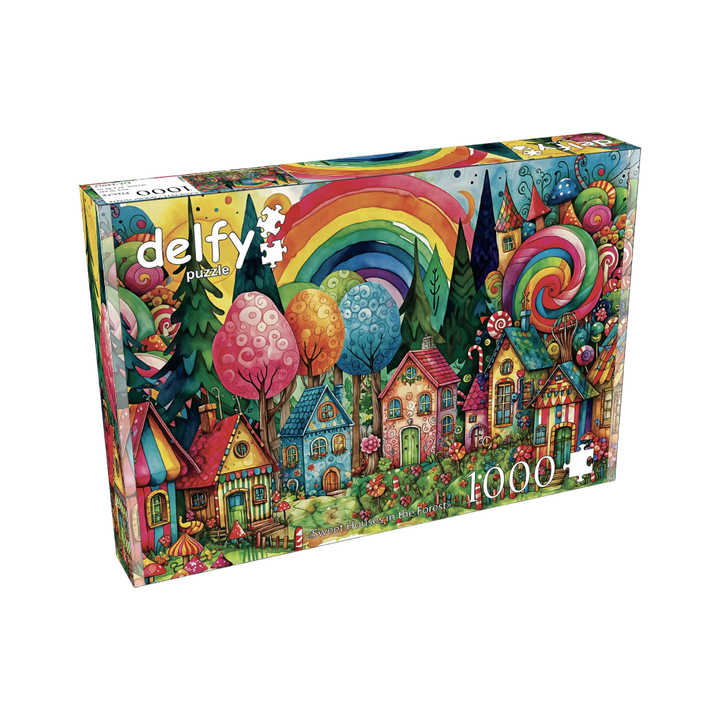 Sweet Houses in the Forest Casse-tête DELFY Puzzle 1000 pcs