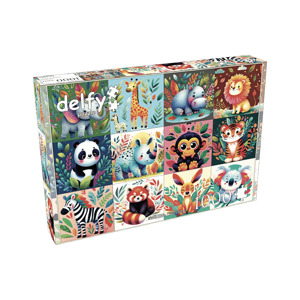 Wildlife Diversity Casse-tête DELFY Puzzle 1000 pieces