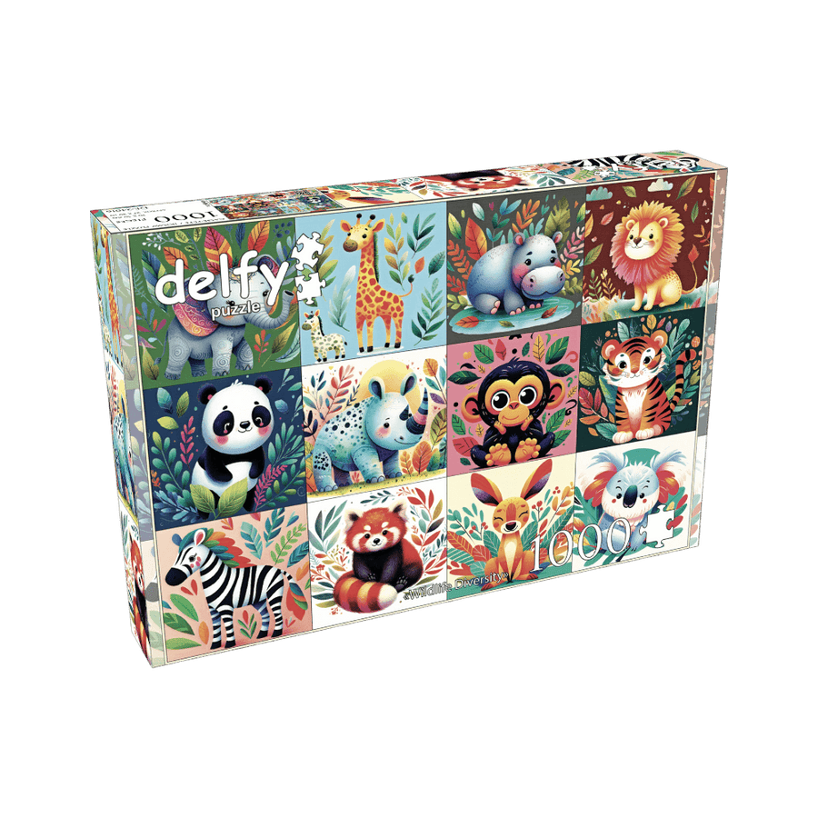 Wildlife Diversity Casse-tête DELFY Puzzle 1000 pieces