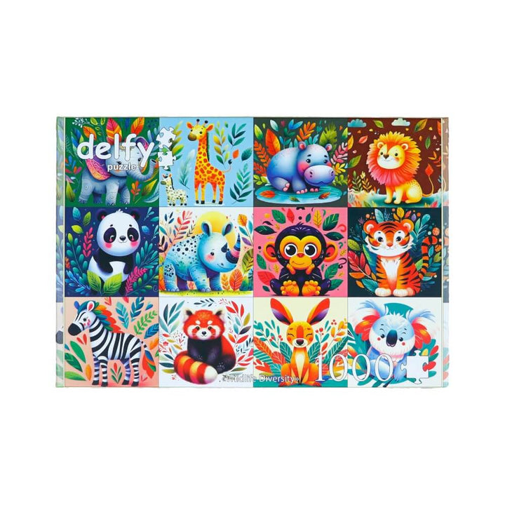 Wildlife Diversity Casse-tête DELFY Puzzle 1000 pieces
