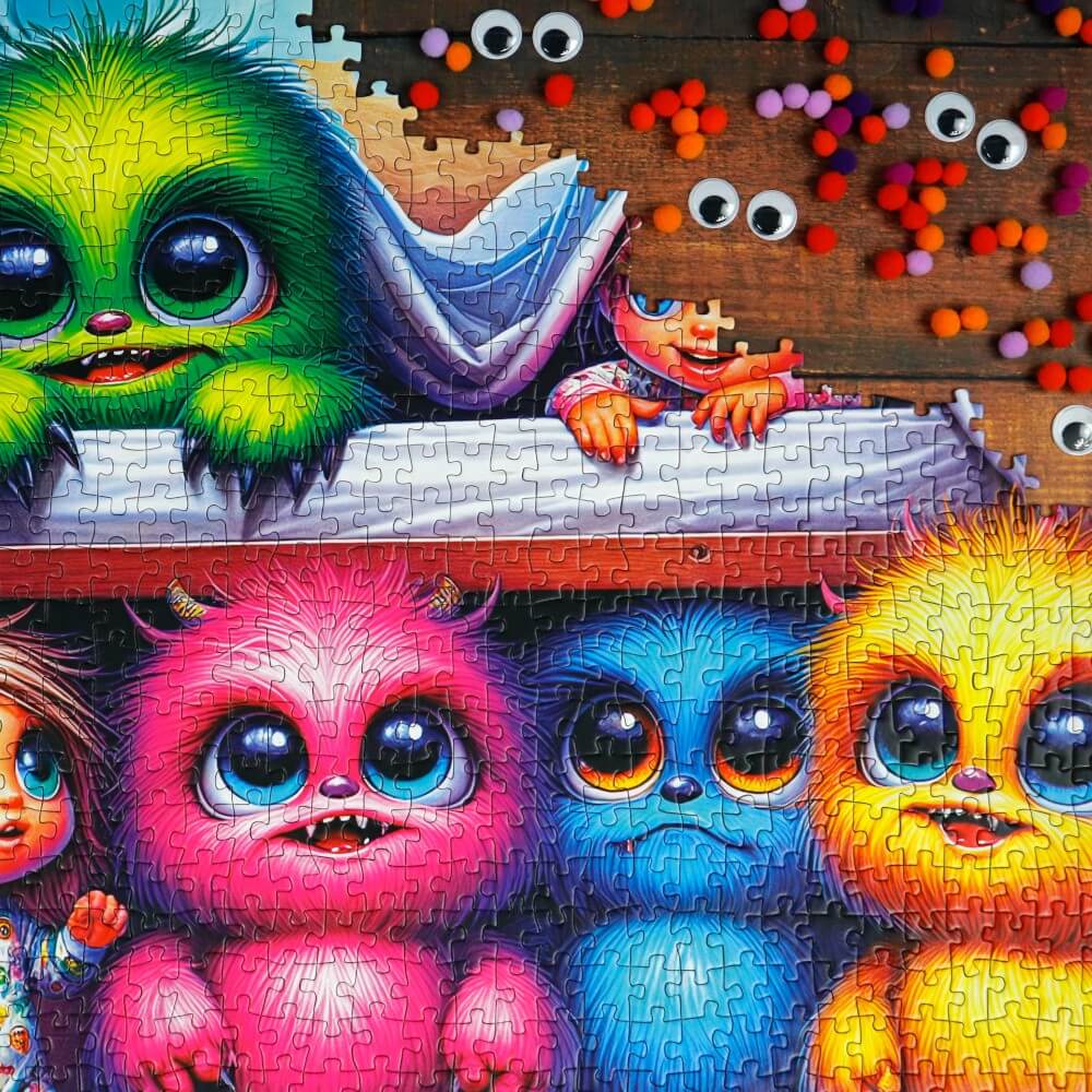 Cool Monsters Casse-tête DELFY Puzzle 1000 pieces
