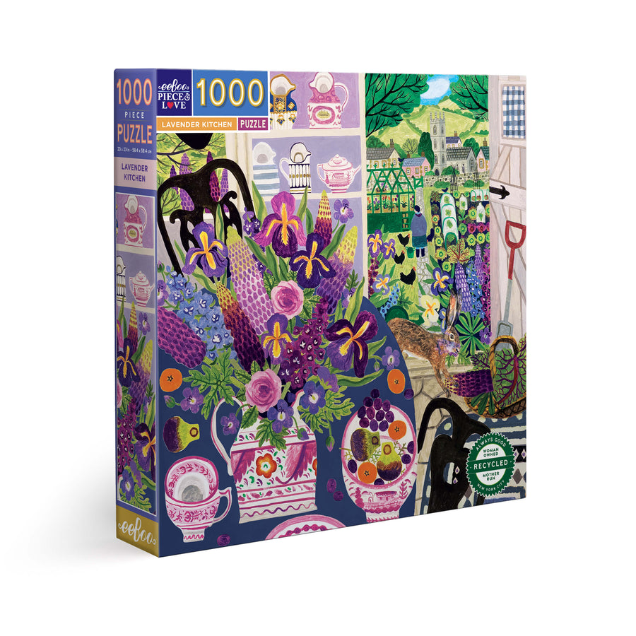 Lavender Kitchen eeBoo square puzzle 1000 pcs Achat en ligne à L'As des jeux