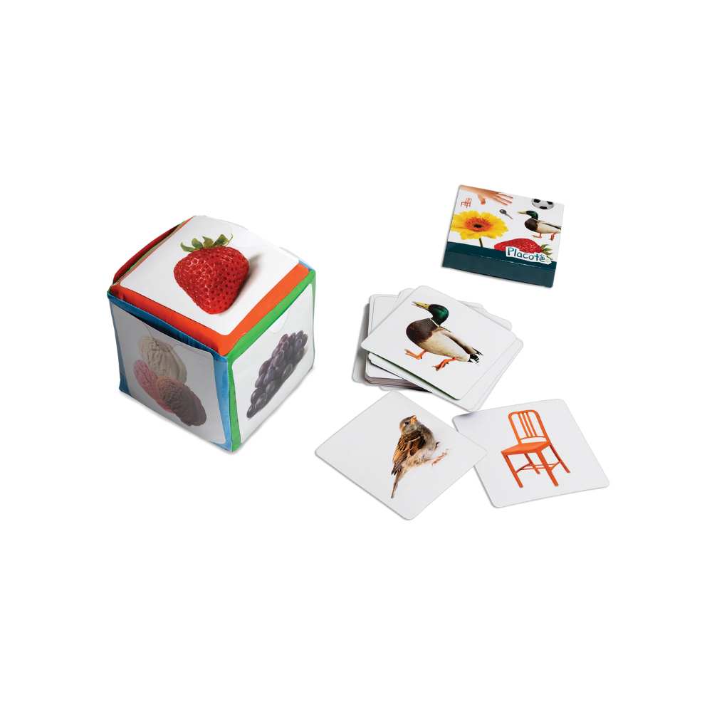 Le dé des premiers mots: jeu éducatif pour enfants 6 mois +