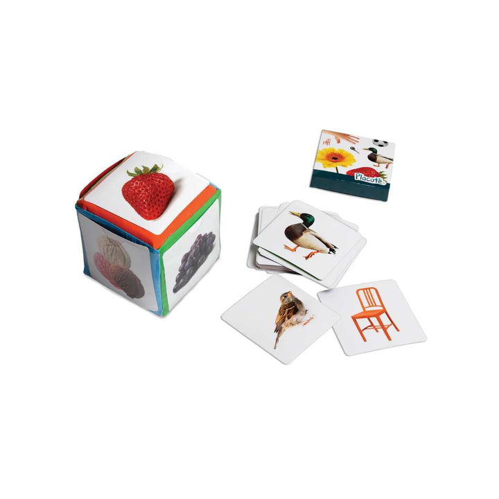 Le dé des premiers mots: jeu éducatif pour enfants 6 mois +