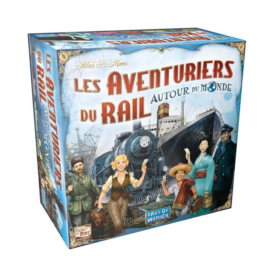 Les Aventuriers du Rail: Autour du Monde, jeu de société familial