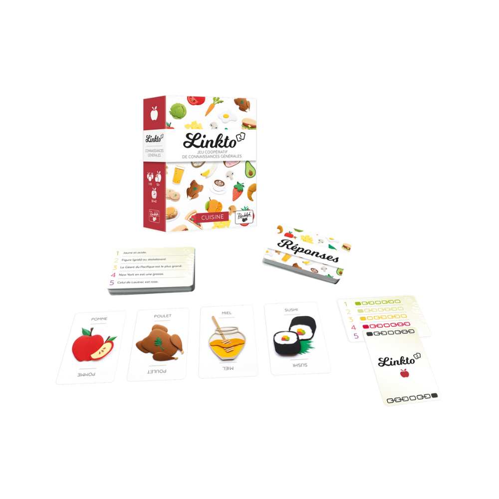 Linkto - Cuisine: jeu de société coopératif