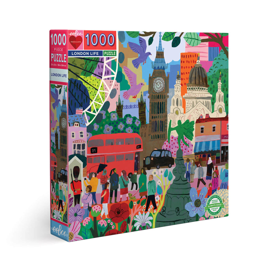 London Life eeBoo square puzzle 1000 pcs