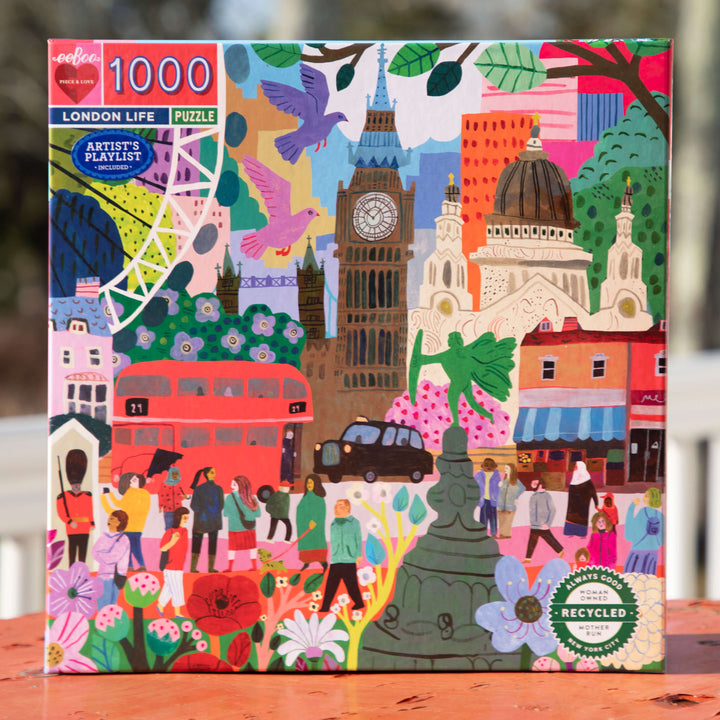 London Life eeBoo square puzzle 1000 pcs