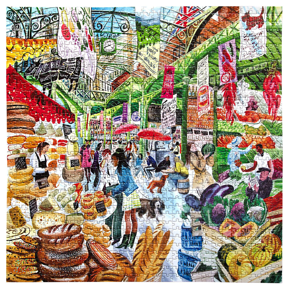 London Market eeBoo square puzzle 1000 pcs Achat en ligne à L'As des jeux