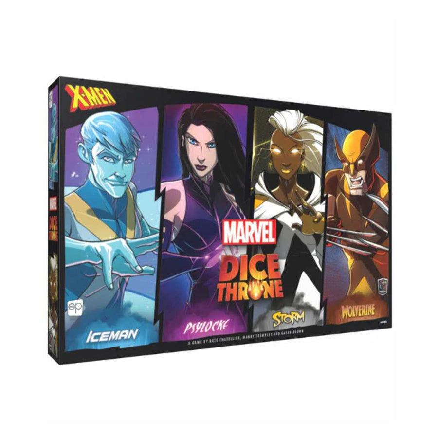 Marvel Dice Throne: X-men - Iceman, Psylocke, Storm, and Wolverine