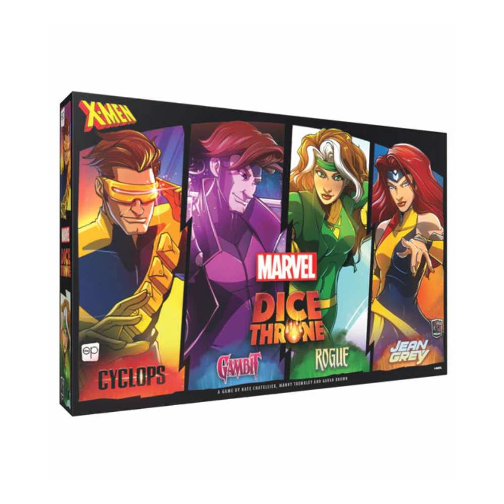 Marvel Dice Throne: X-men - Cyclops, Gambit, Rogue and Jean Grey