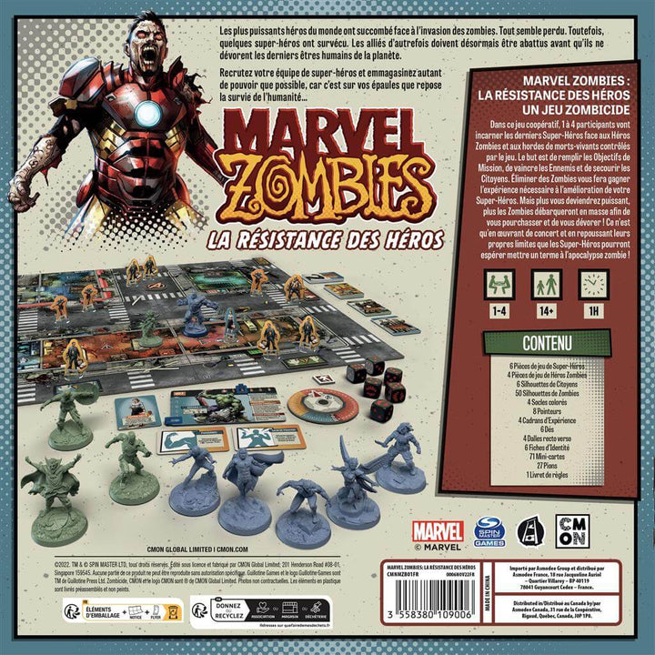 Marvel Zombies-Un jeu zombicide-La résistance des héros,jeu de société