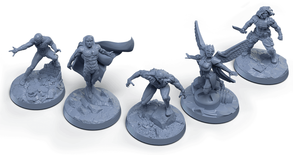 Marvel Zombies-Un jeu zombicide-La résistance des héros,jeu de société