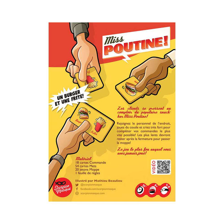 Miss Poutine: jeu de société party | Livraison rapide! 