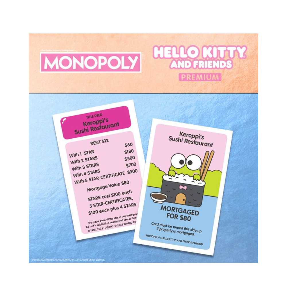 Monopoly - Hello Kitty and Friends - Premium | Achat en ligne Canada
