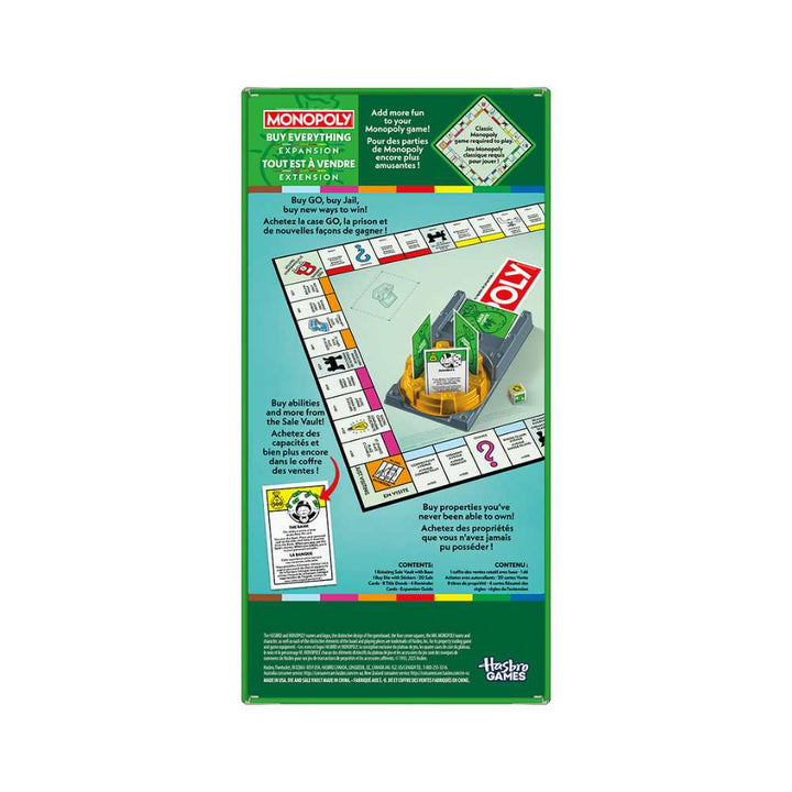 Monopoly : extension Tout est à vendre | jeu de société famille