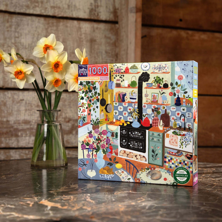 Morning Kitchen eeBoo square puzzle 1000 pcs Achat en ligne à L'As des jeux