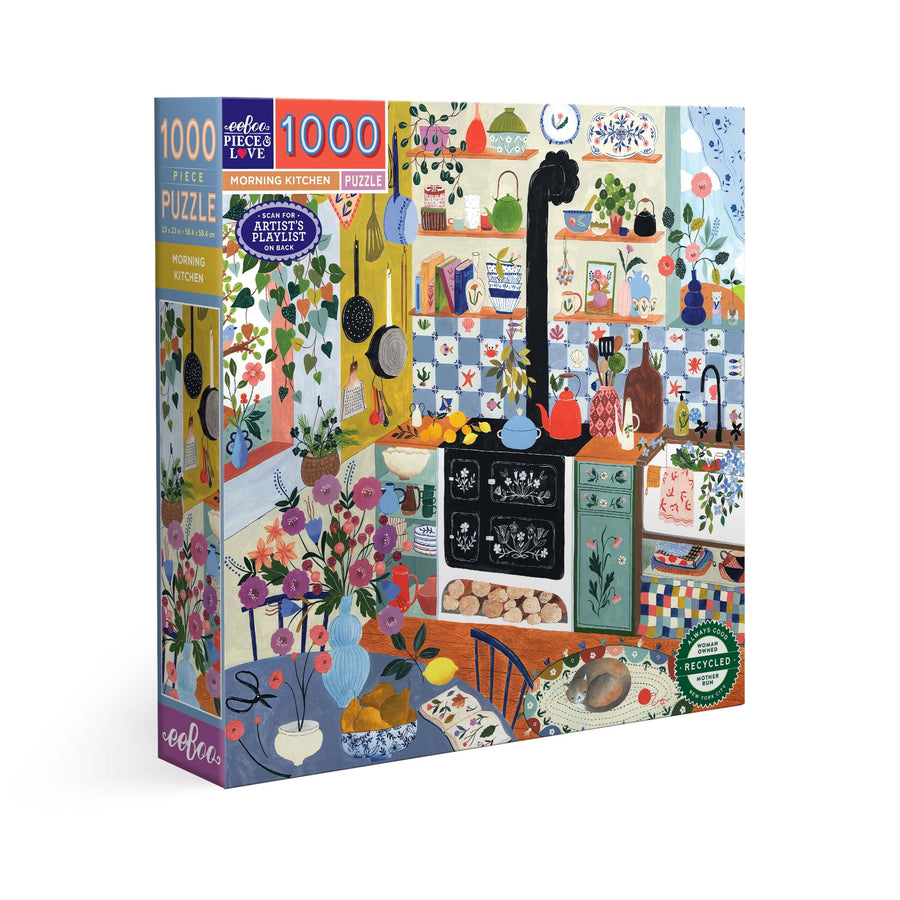 Morning Kitchen eeBoo square puzzle 1000 pcs Achat en ligne à L'As des jeux