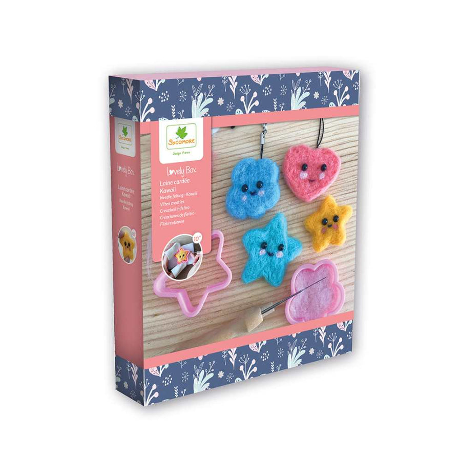 Moyen coffret de laine cardée kawaii: bricolage|Achat en ligne Canada