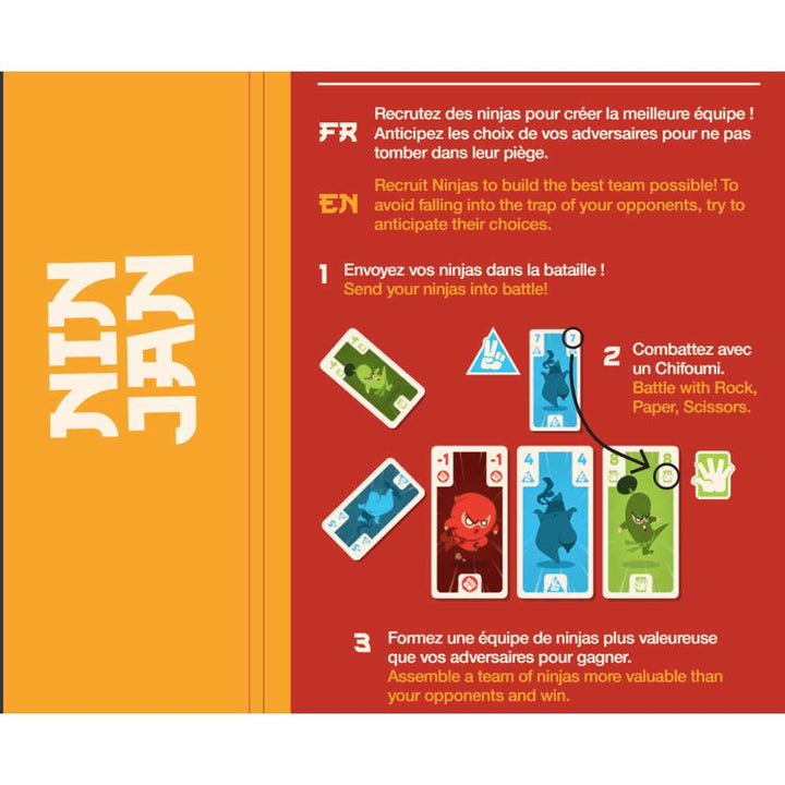 Ninjan, jeu de société d'ambiance - Achat en ligne à L'As des jeux