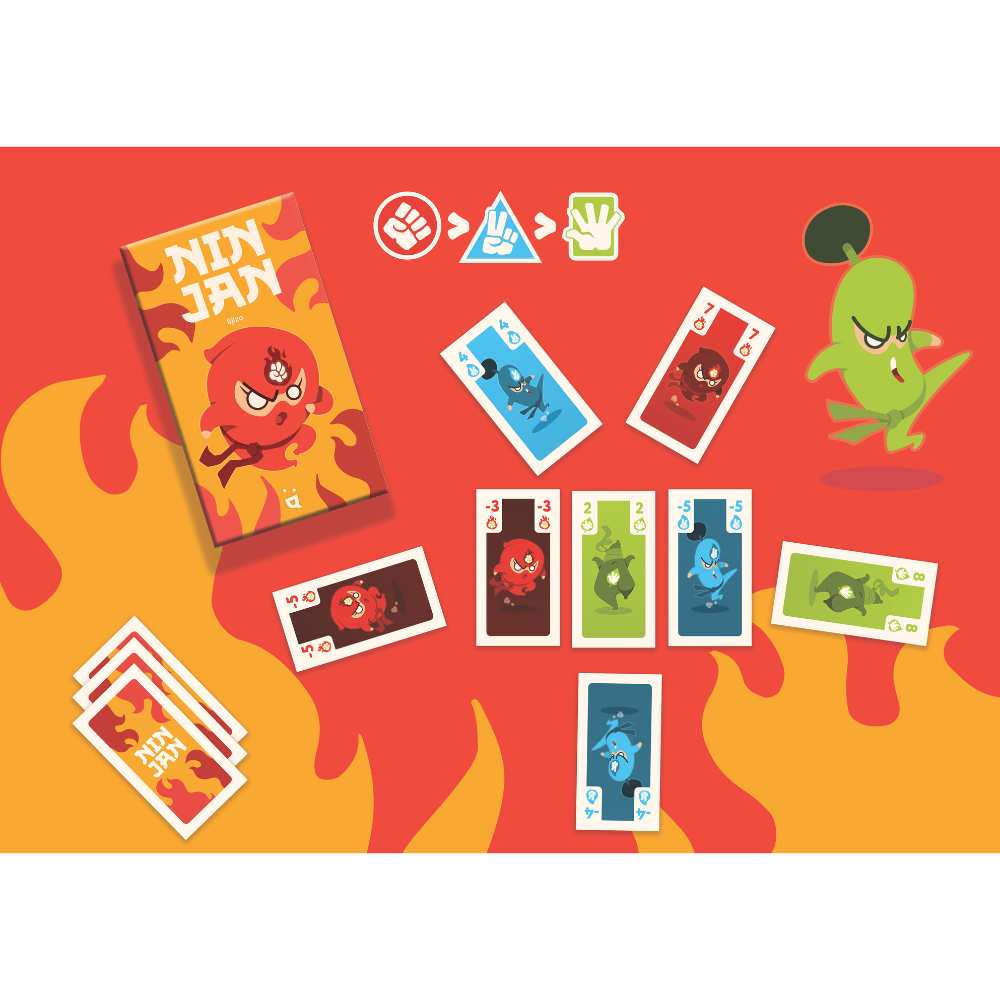 Ninjan, jeu de société d'ambiance - Achat en ligne à L'As des jeux