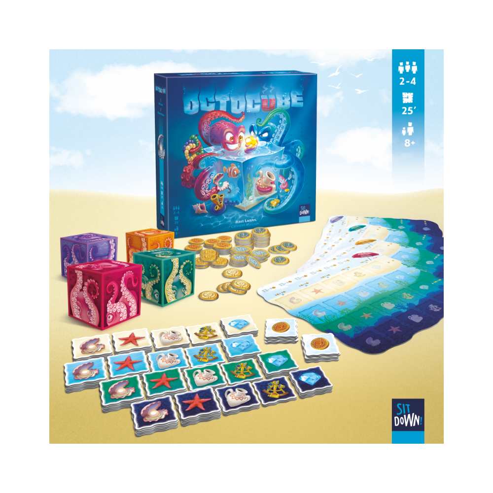 Octocube: jeu de société famille | Dès 8 ans