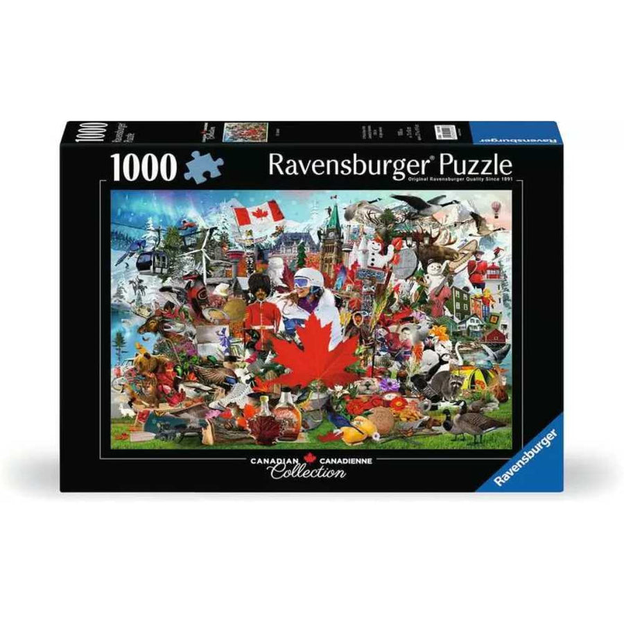Puzzle Ravensburger Collection canadienne: Oh, Canada! 1000 pcs