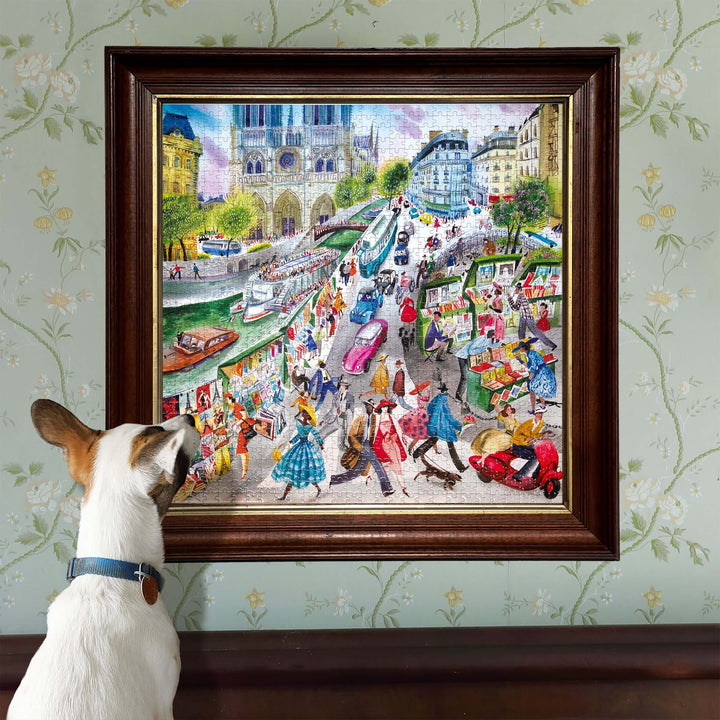 Paris Bookseller eeBoo puzzle 1000 pcs Achat en ligne à L'As des jeux