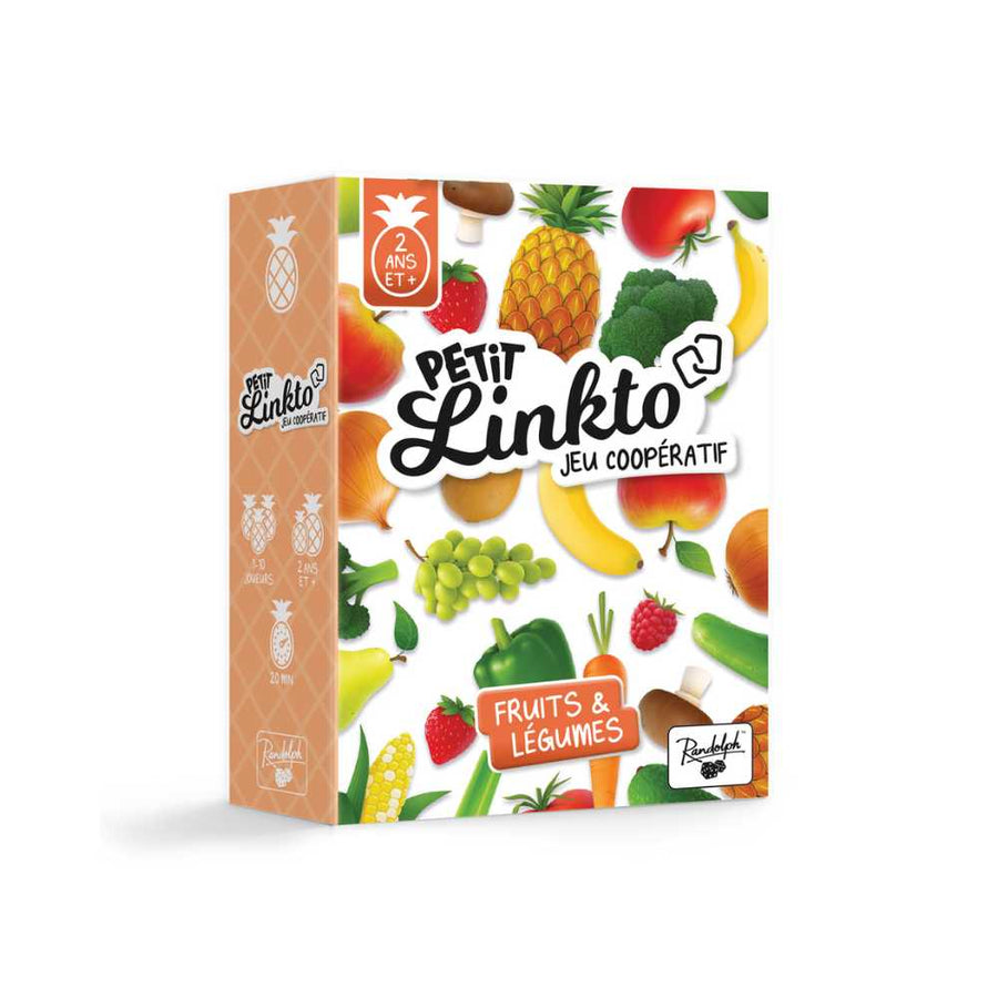 Petit Linkto: Fruits & légume, jeu de société coop pour enfants 2 ans