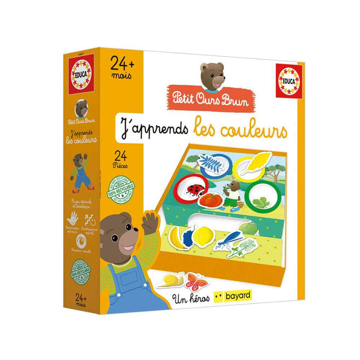 Petit ours brun - J'apprends les couleurs, jeu éducatif enfants 2 ans