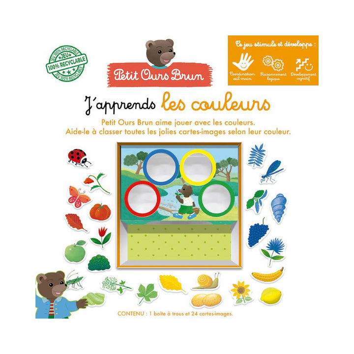 Petit ours brun - J'apprends les couleurs, jeu éducatif enfants 2 ans