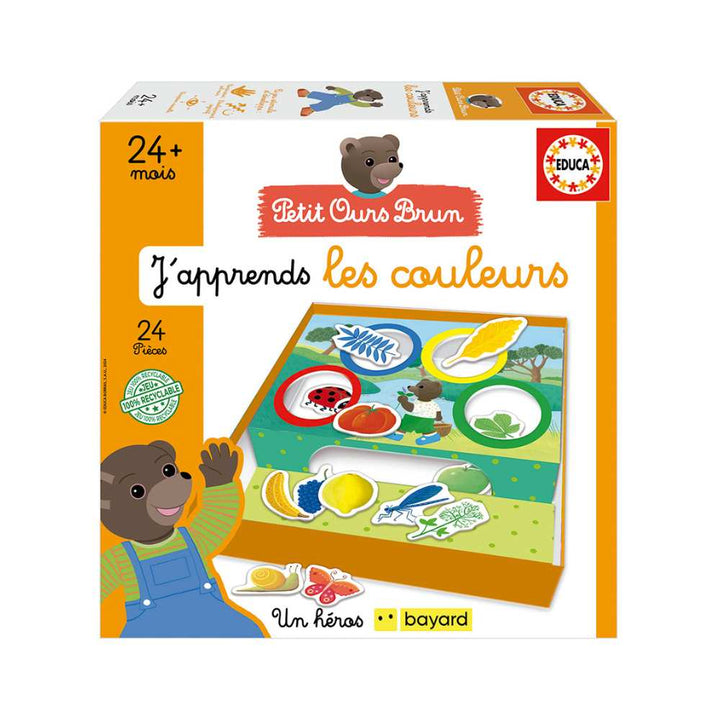 Petit ours brun - J'apprends les couleurs, jeu éducatif enfants 2 ans