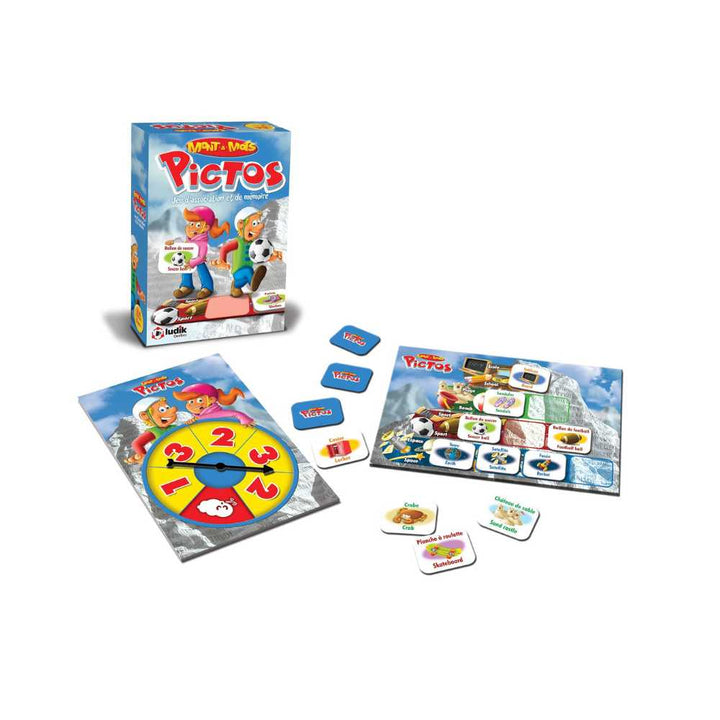 Mont-a-mots Pictos jeu de société pour enfants 3 ans + 