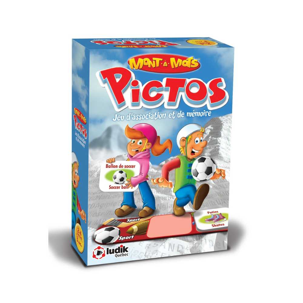Mont-a-mots Pictos jeu de société pour enfants 3 ans + 