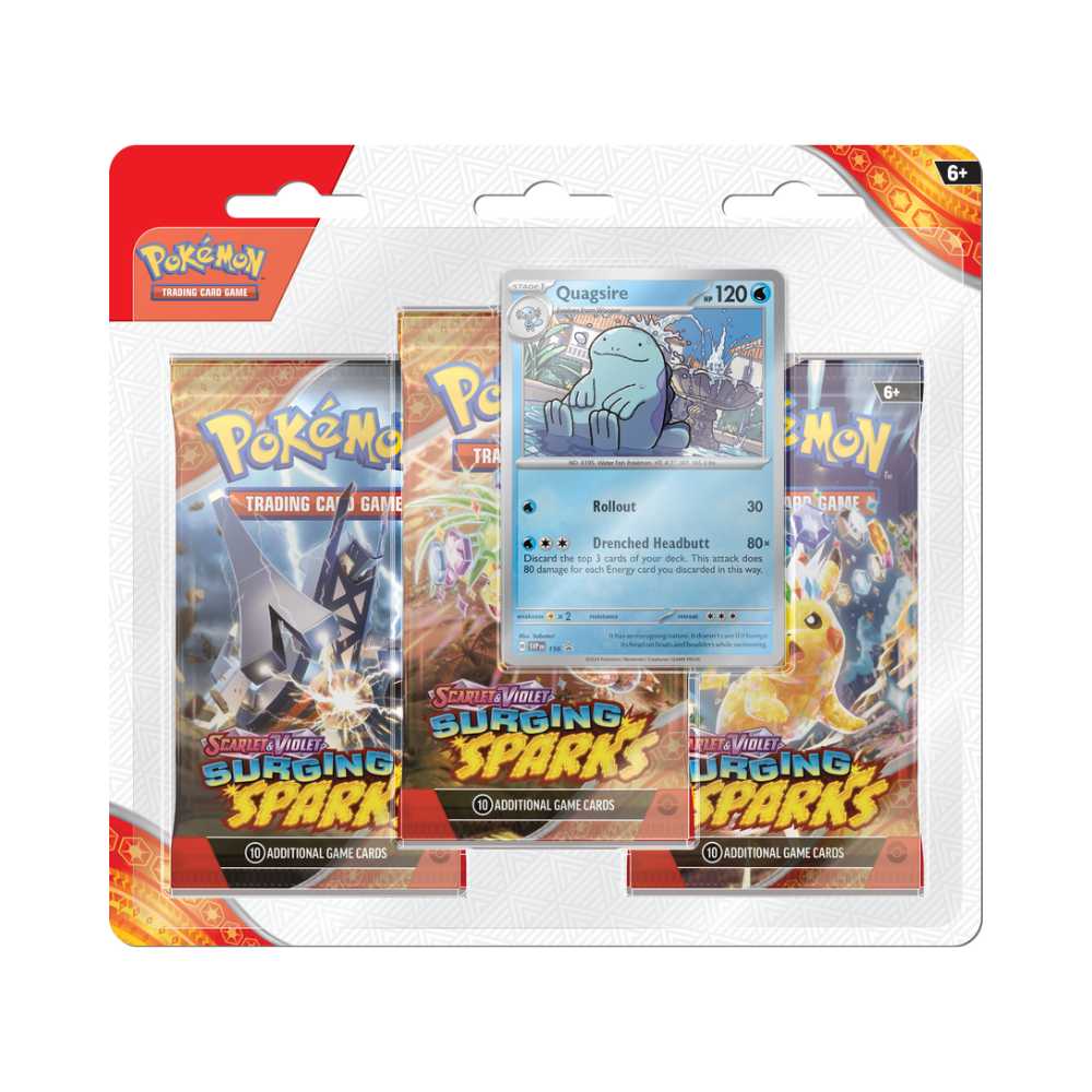Pokémon - Surging Spark: 3-Pack Blister