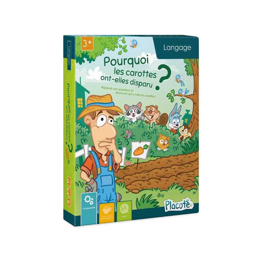 Pourquoi les carottes ont-elles disparu? jeu de société éducatif 3 ans