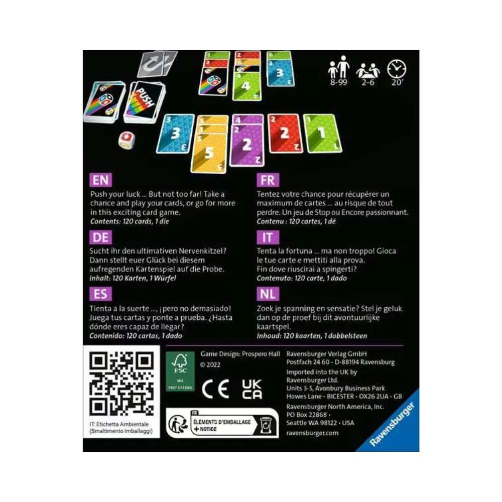 PUSH: jeu de cartes famille