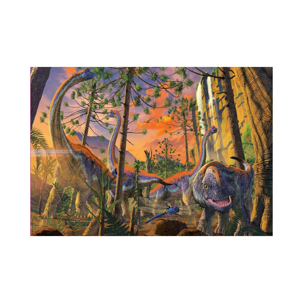 Puzzle Educa 500: Curieux dinosaures, Vincent Hie | Achat en ligne 