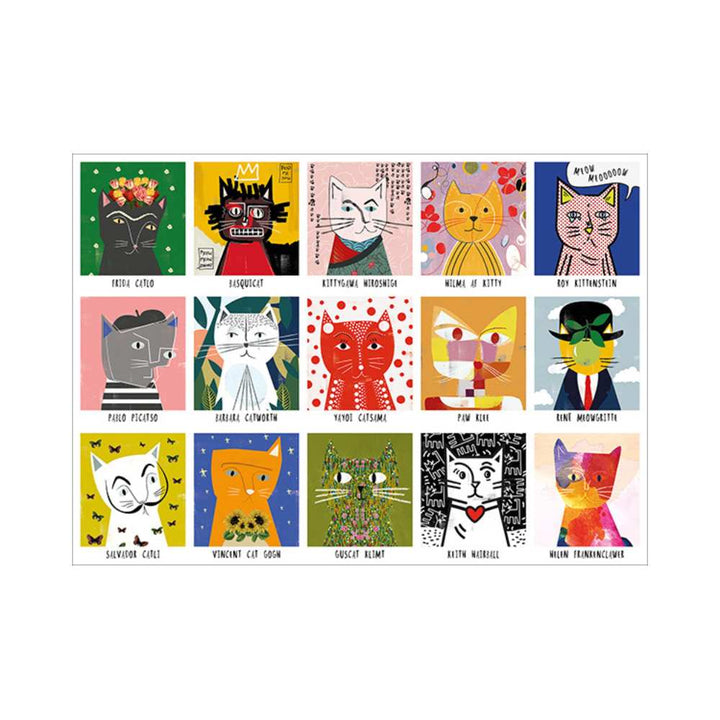 Puzzle Happily Art Cats 1000 pcs