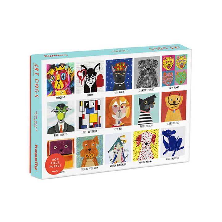 Puzzle Happily Art Dogs 1000 pcs