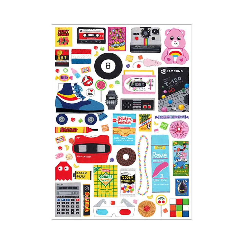 Puzzle  Happily In the 80's par Holly Maguire  1000 pcs