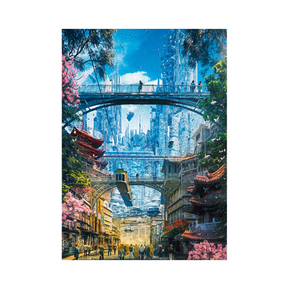 Puzzle Heye Collection Future Cities: Markets District Gal Barkan 1000