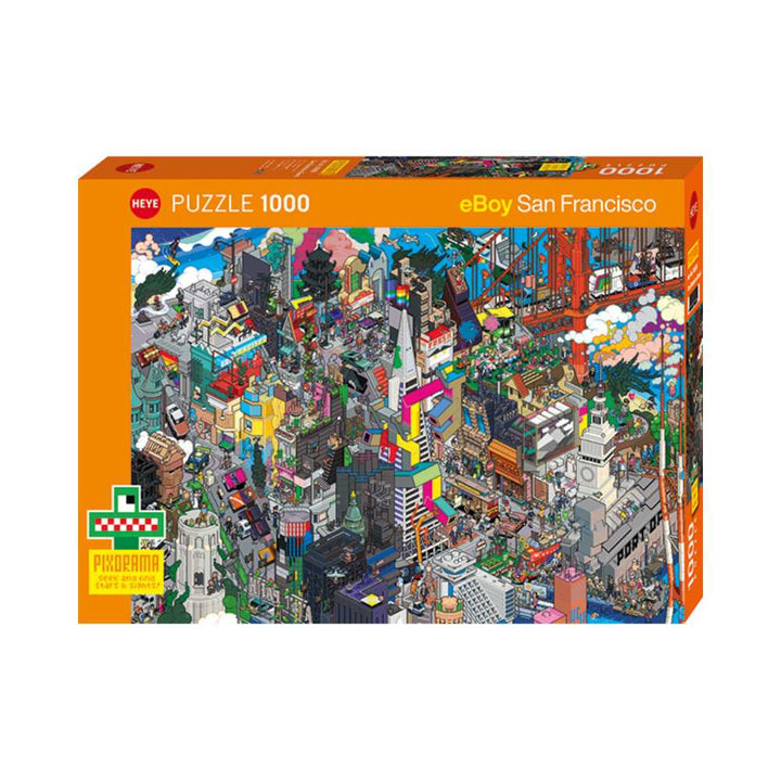 Puzzle Heye Collection Pixorama : eBoy San Francisco Quest 1000 pcs